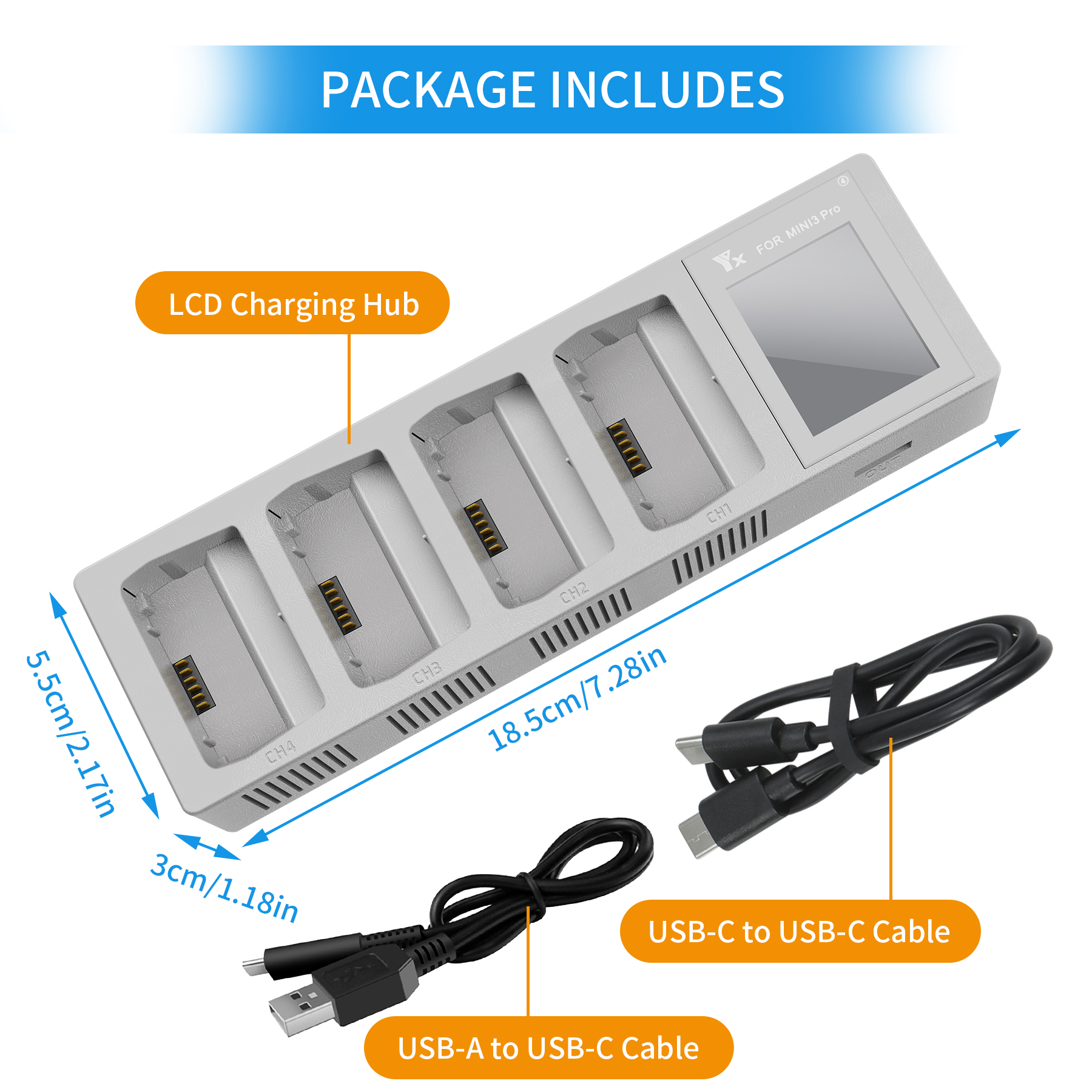 4in1 3in1 Battery Charging Hub - مراجعة Drone Charging Hub وسعره