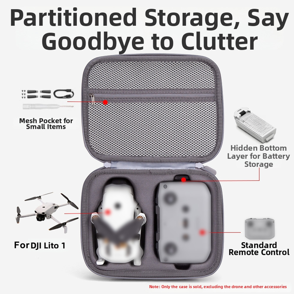 For DJI Lito 1/X1 Storage Bag  - مراجعة Drone Carrying Case وسعره