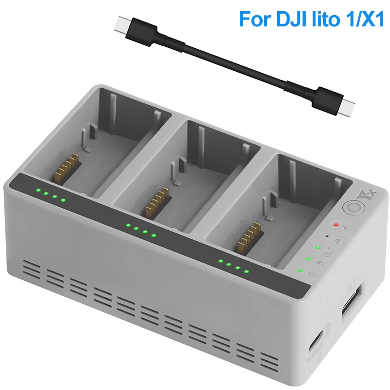 Charger Hub for DJI LITO 1 X1  - مراجعة Drone Charging Hub وسعره