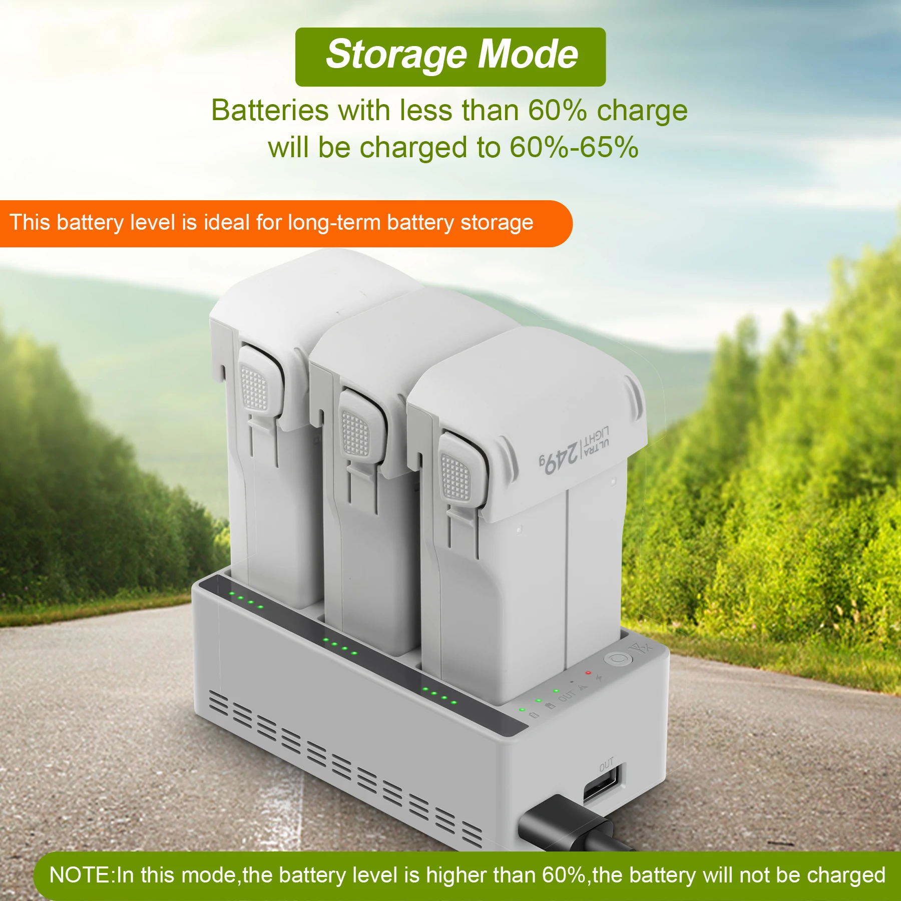 Charger Hub for DJI LITO 1 X1  - مراجعة Drone Charging Hub وسعره