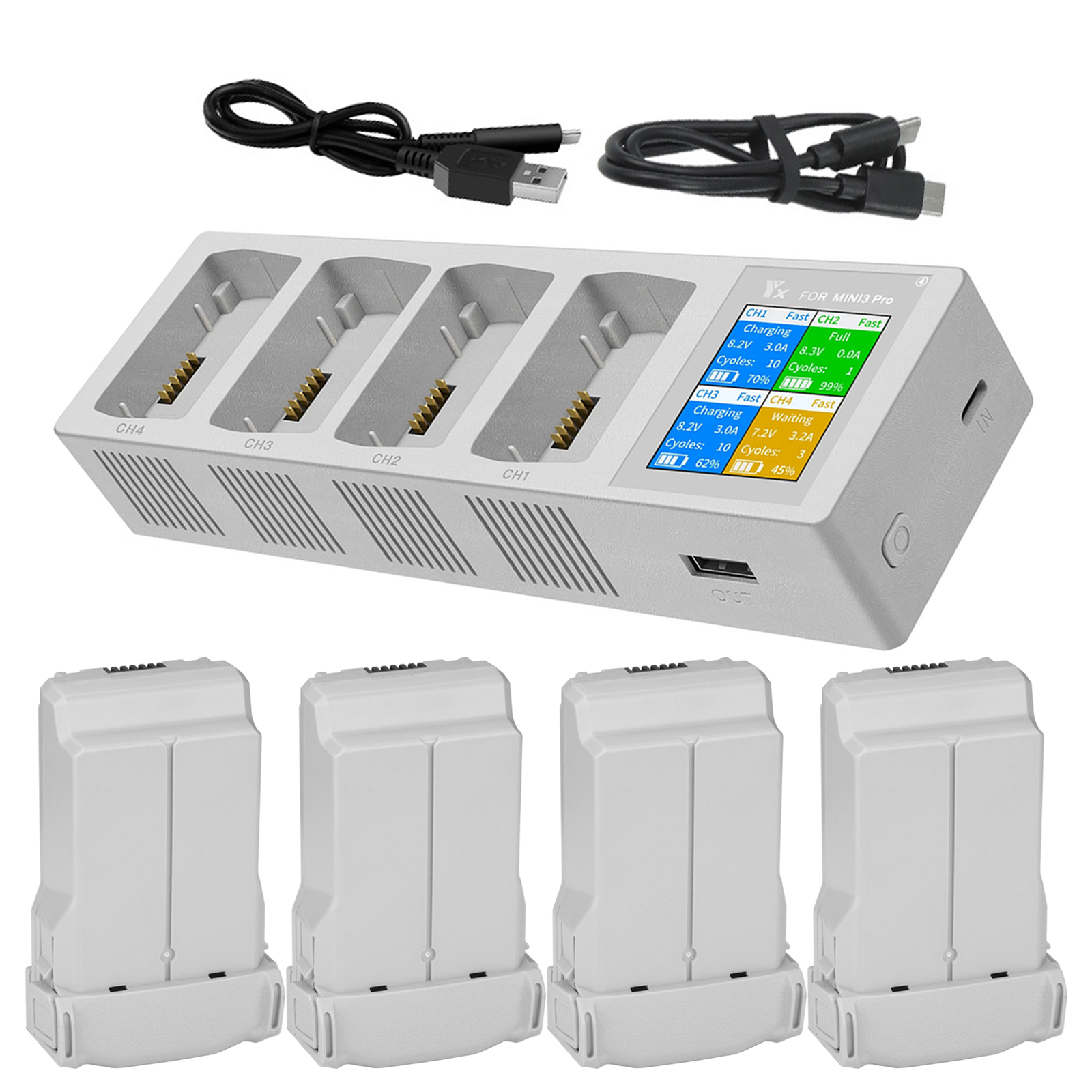 For DJI Mini 3/3 Pro Intellige - مراجعة Drone Charging Hub وسعره