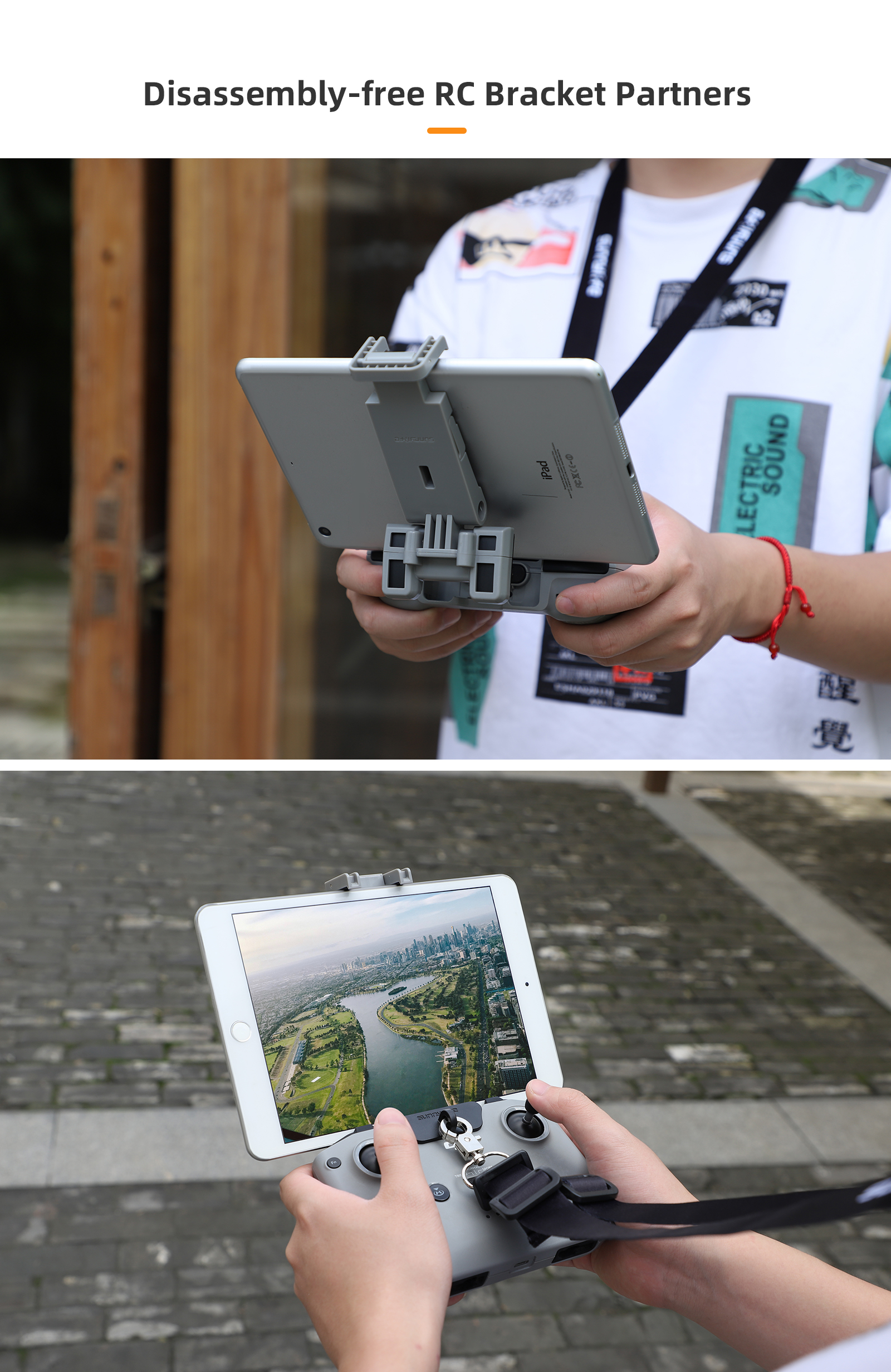 Foldable Disassembly-free Brac - مراجعة Drone Tablet Mount وسعره