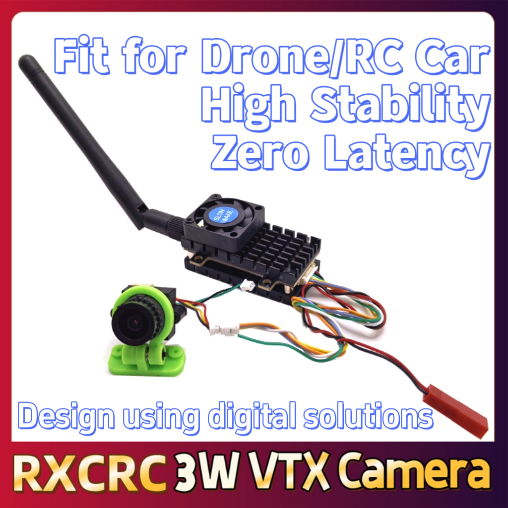 RXCRC 5.8G 3W Video VTX transm - مراجعة Drone Controller Screen وسعره