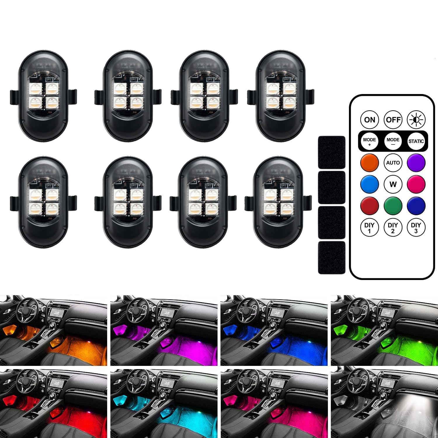Upgraded 4LEDs Wireless LED St - مراجعة Drone Beacon Light وسعره