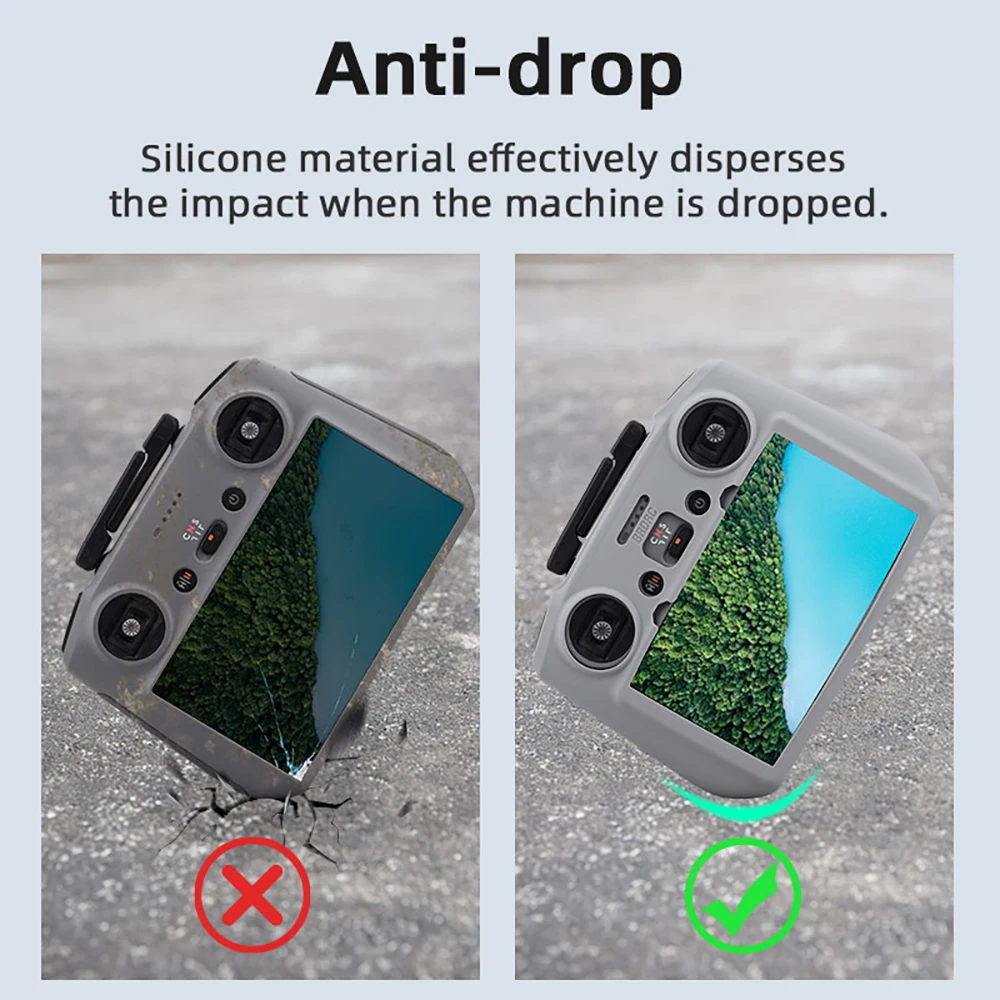 BRDRC Silicone Case for DJI NE - مراجعة Drone Controller Hood وسعره
