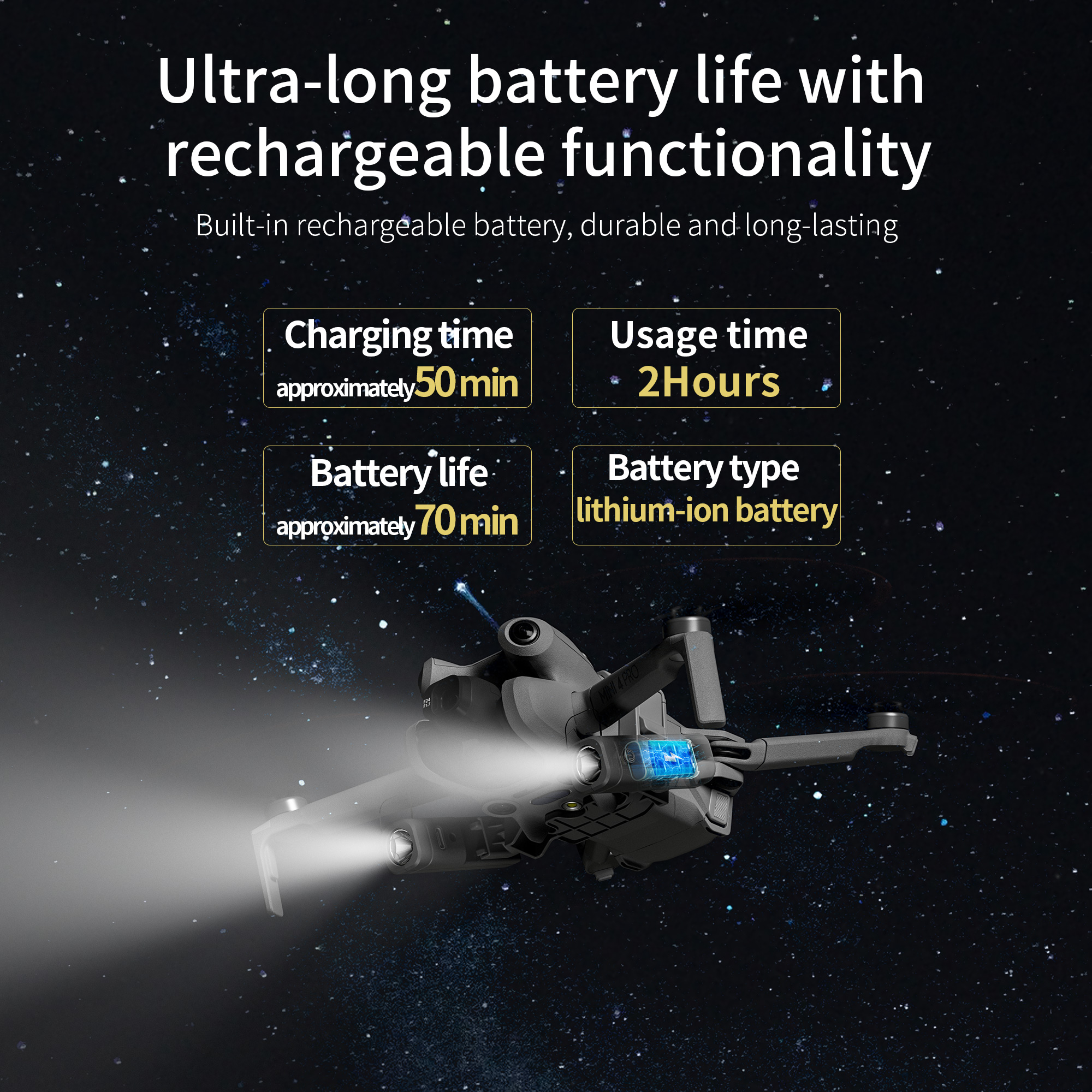 For DJI Mini 4 Pro LED Night N - مراجعة Drone Beacon Light وسعره