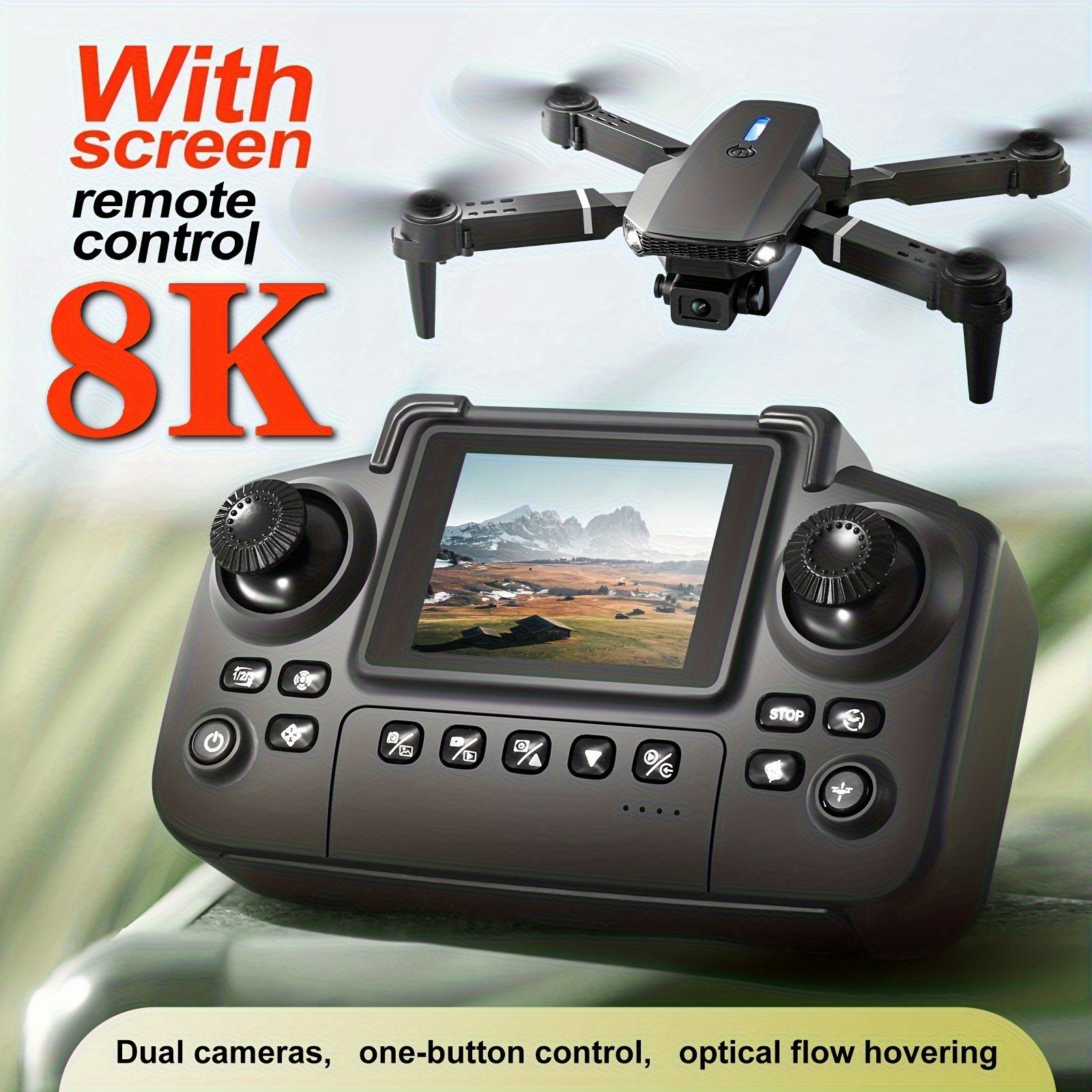 The 2026 upgraded E88PRO MAX f - مراجعة Drone Controller Screen وسعره