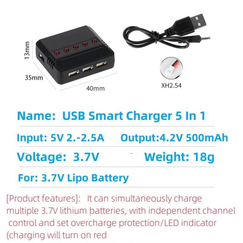 Syma X5HW X5HC X5C X5SW 3.7V 5 - مراجعة Drone Power Bank وسعره