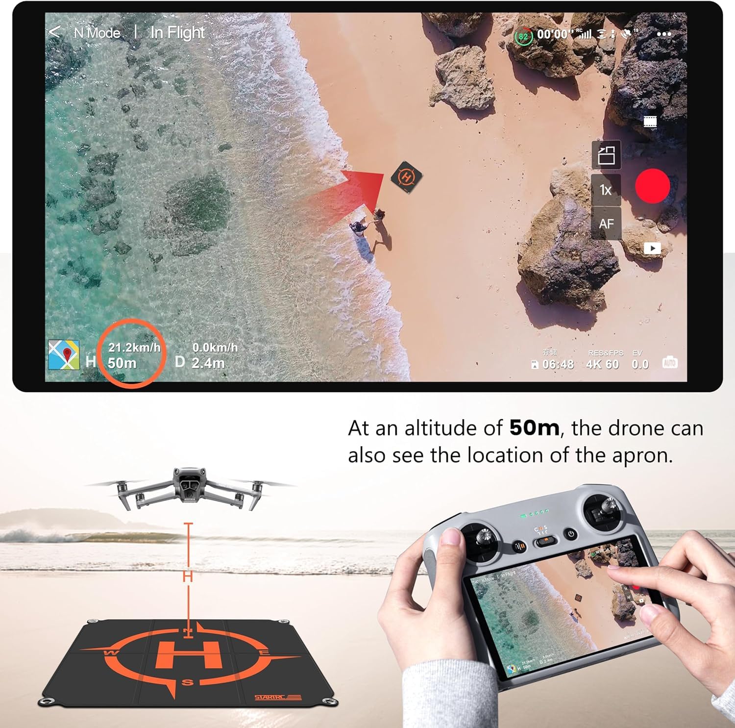 STARTRC Drone Landing Pad, Uni - مراجعة Drone Landing Pad وسعره
