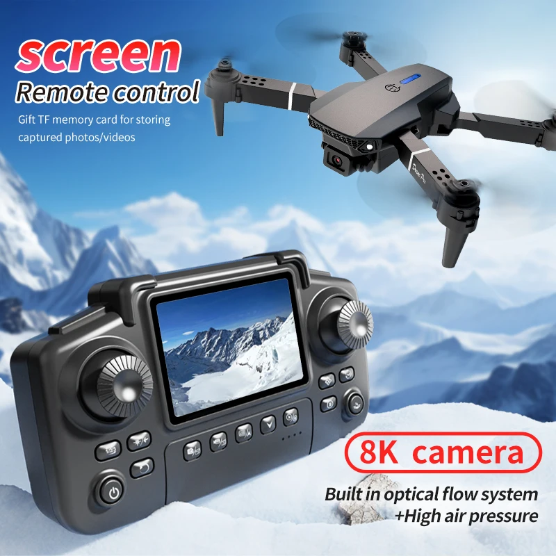 Professional E88 PRO Drone wit - مراجعة Drone Controller Screen وسعره