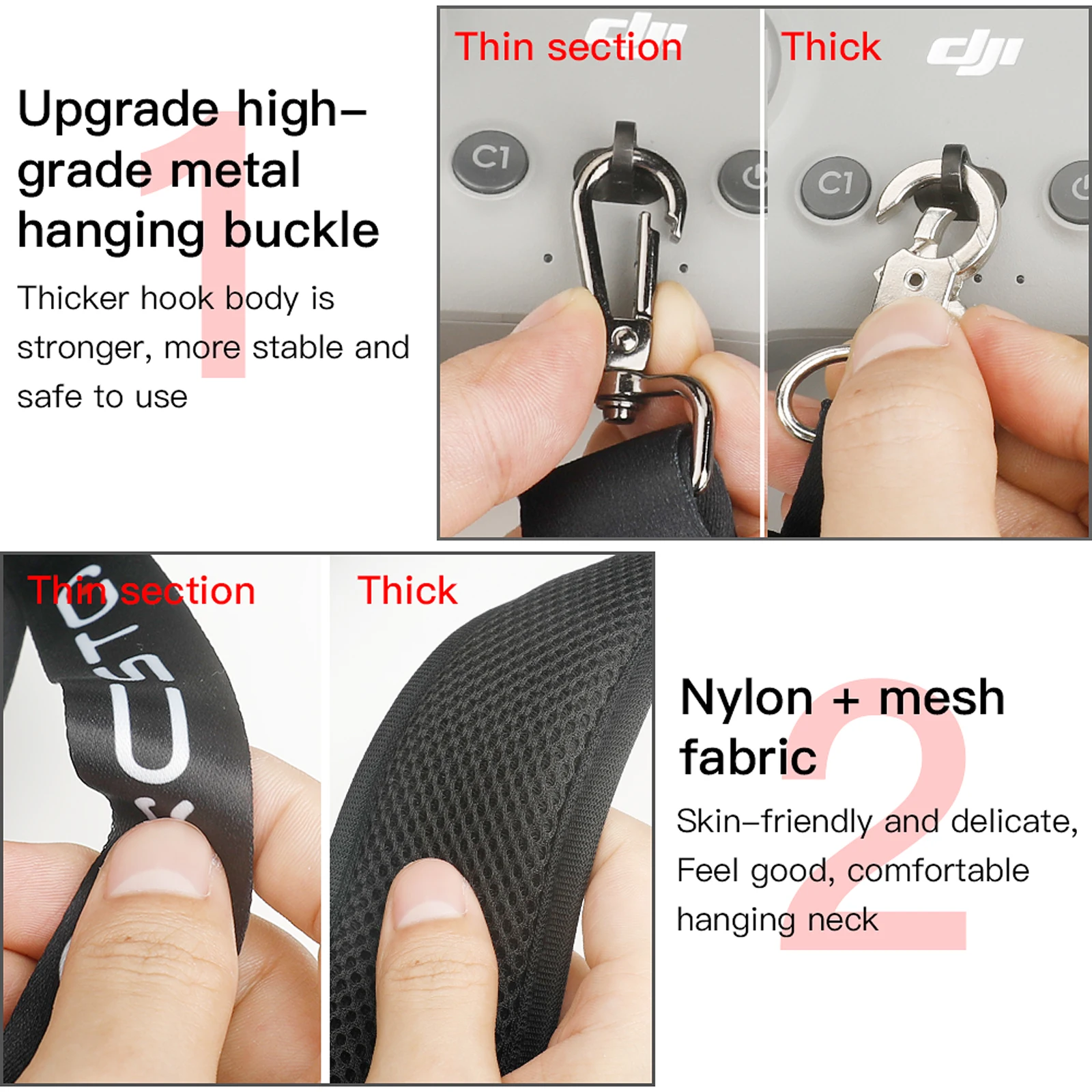 For DJI Avata Drone Lanyard Ne - مراجعة Drone Neck Strap وسعره