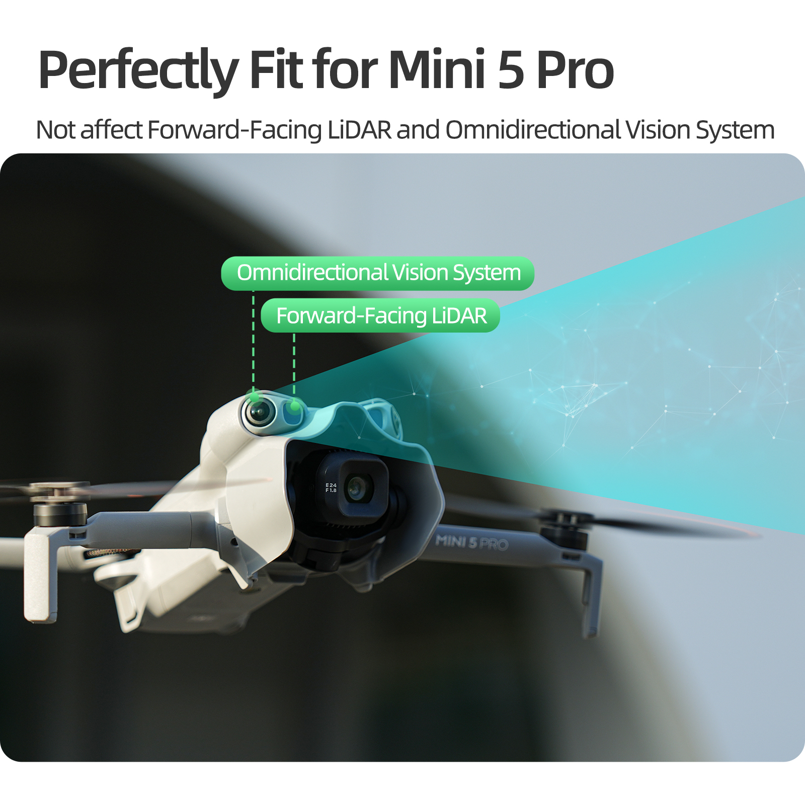 Lens Camera Hood For DJI MINI  - مراجعة Drone Sun Shade وسعره