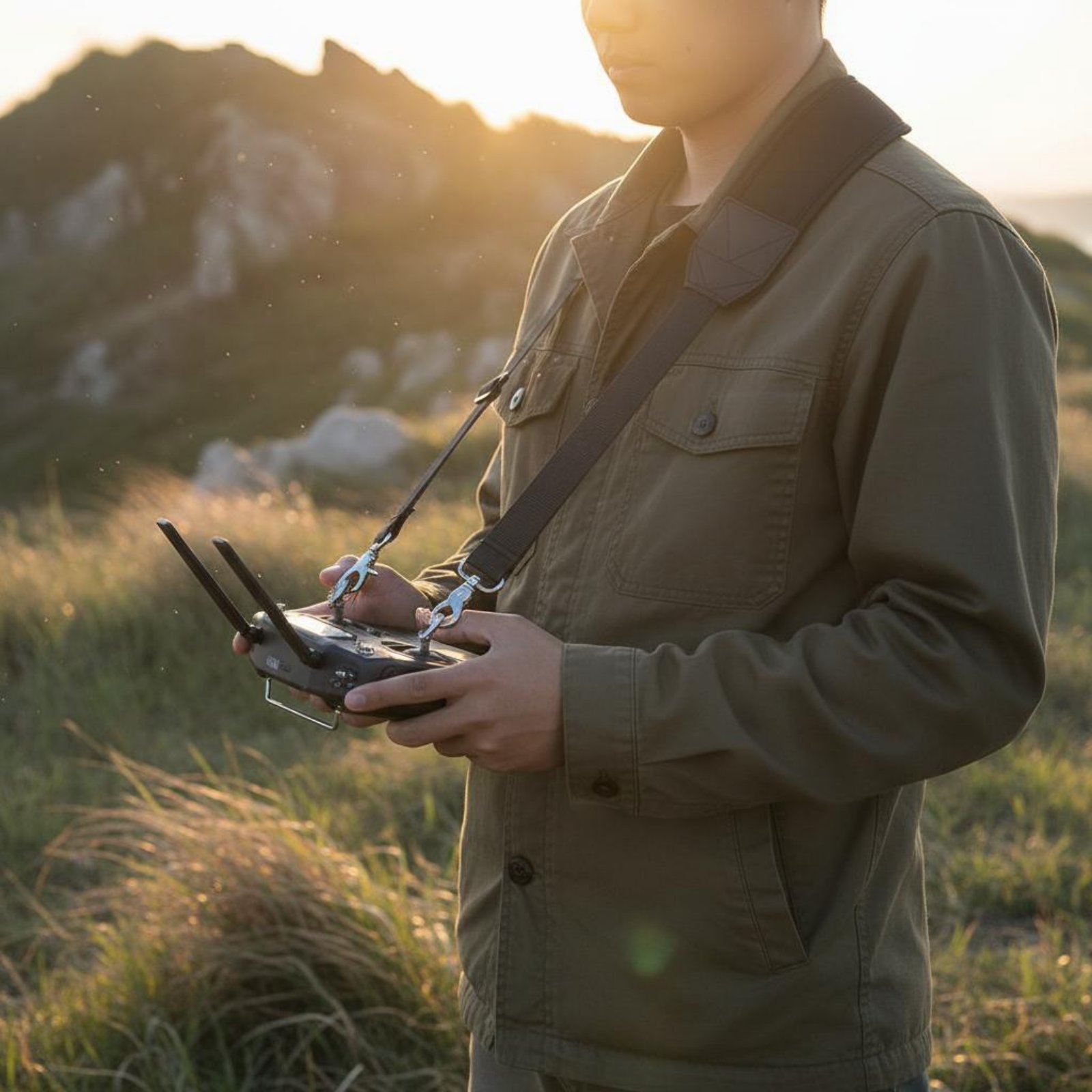 Drone Transmitter Strap Quick  - مراجعة Drone Remote Controller Lanyard وسعره