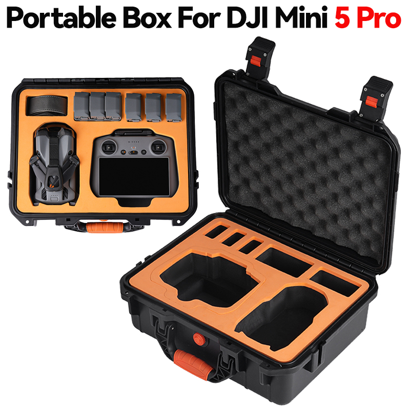 For DJI Mini 5 Pro Case Mini 5 - مراجعة Drone Hard Shell Case وسعره