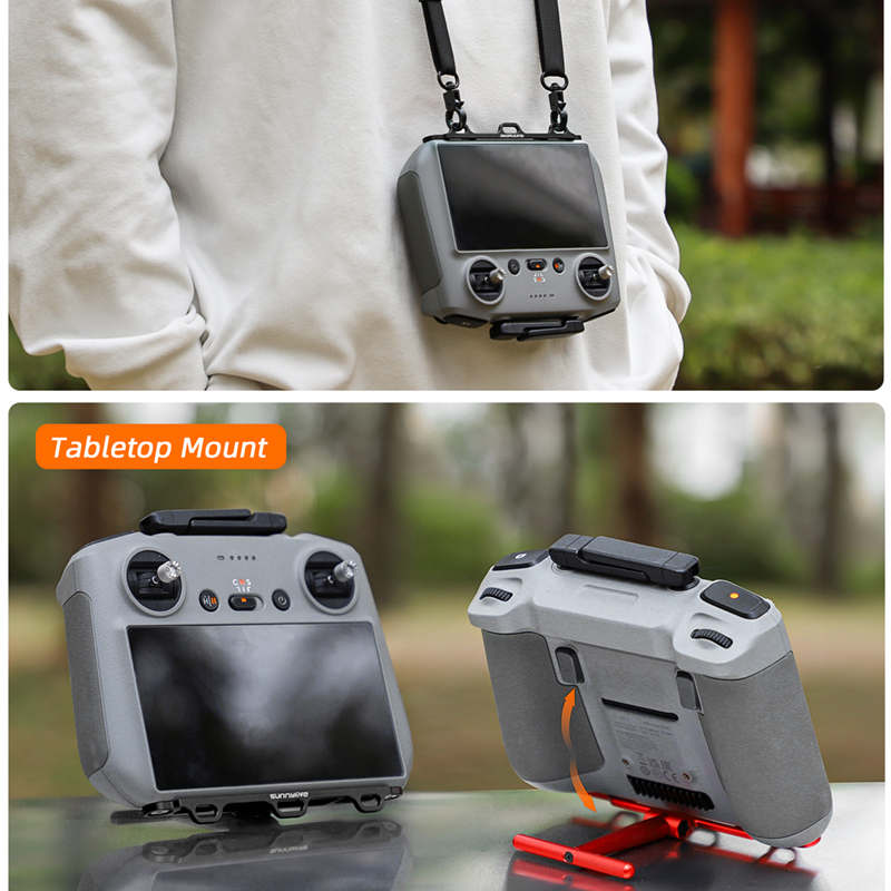 2in1 Handle Stand Bracket Neck - مراجعة Drone Remote Controller Lanyard وسعره