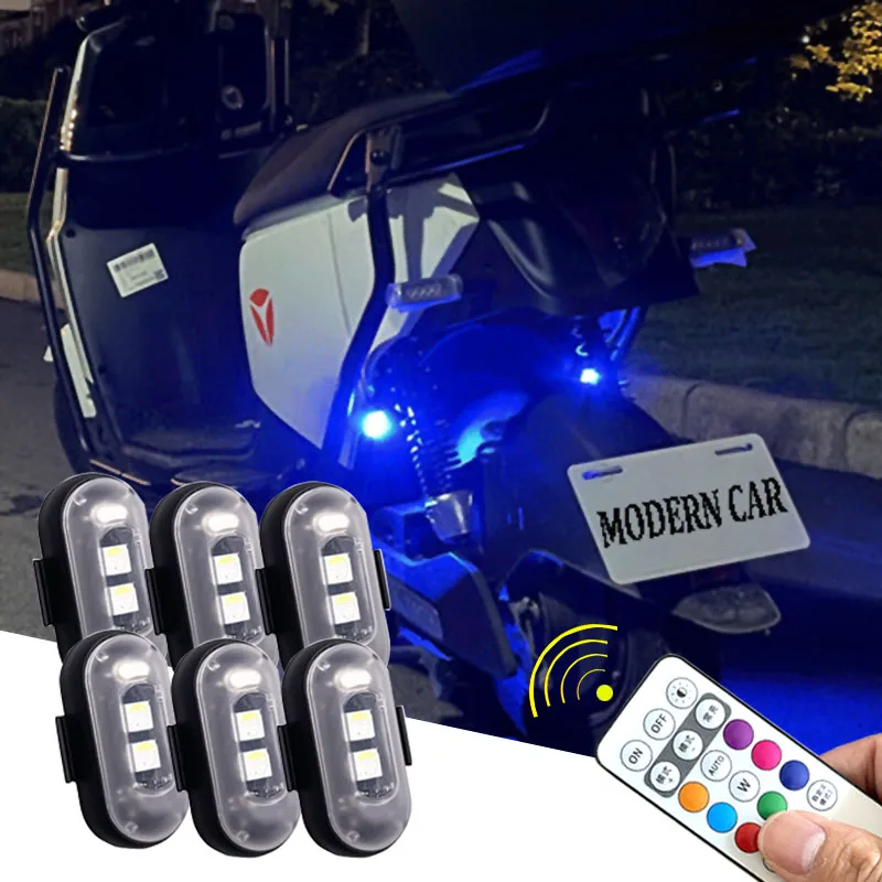 2/4/8Pcs Wireless Remote Contr - مراجعة Drone Strobe Light وسعره