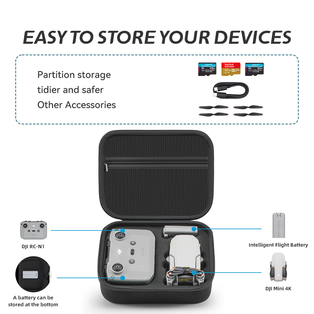 Portable Storage Bag Protectiv - مراجعة Drone Hard Shell Case وسعره