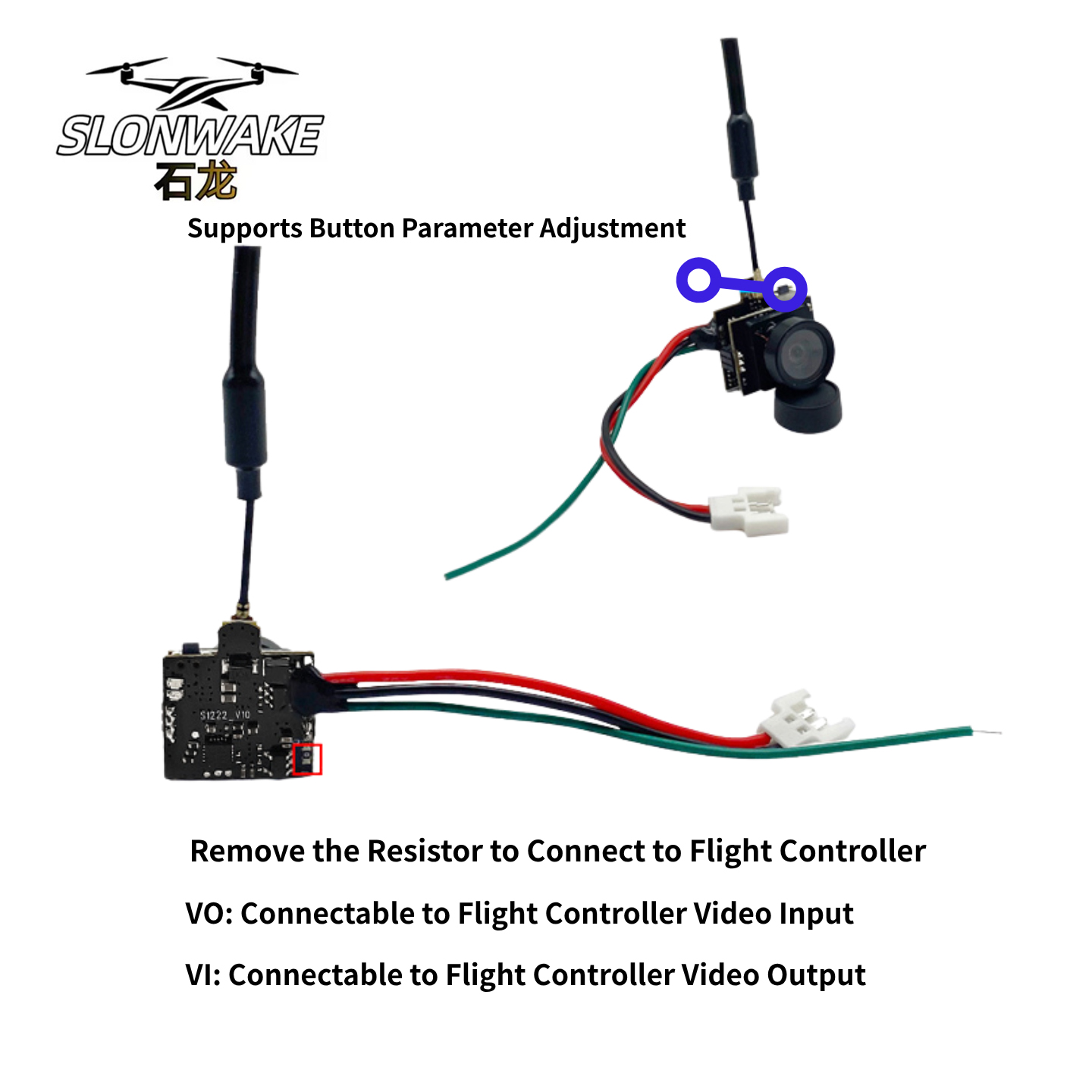 SLONWAKE 5.8G Analog Video Tra - مراجعة Drone Controller Screen وسعره