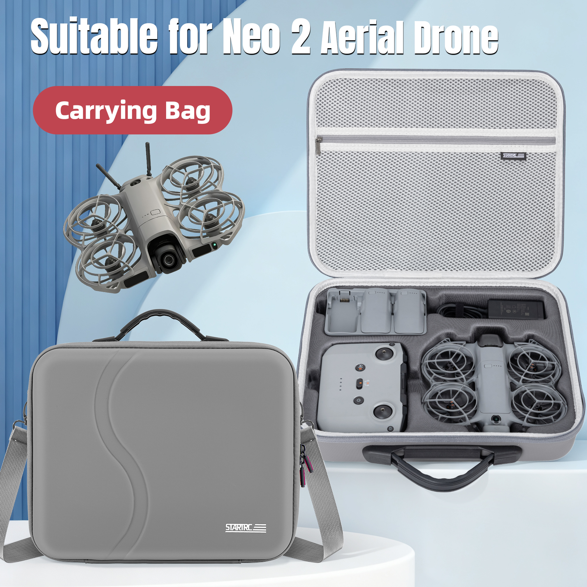 STARTRC Travel Carrying Case f - مراجعة Drone Carrying Case وسعره