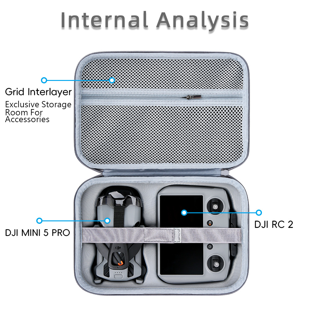 Storage Carry Case for DJI Min - مراجعة Drone Controller Hood وسعره