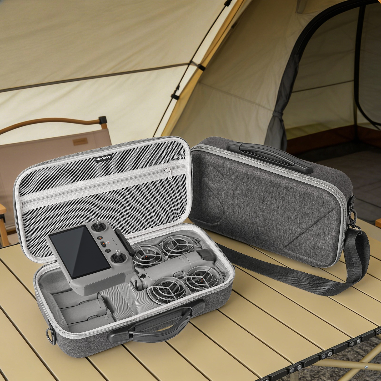 Portable Carrying Case For DJI - مراجعة Drone Controller Hood وسعره