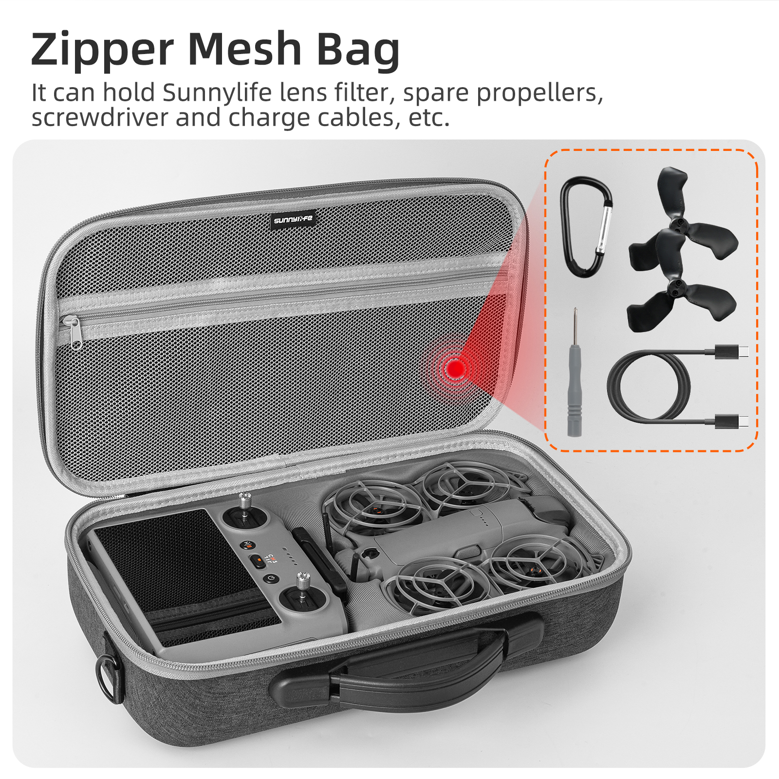 Portable Carrying Case For DJI - مراجعة Drone Controller Hood وسعره