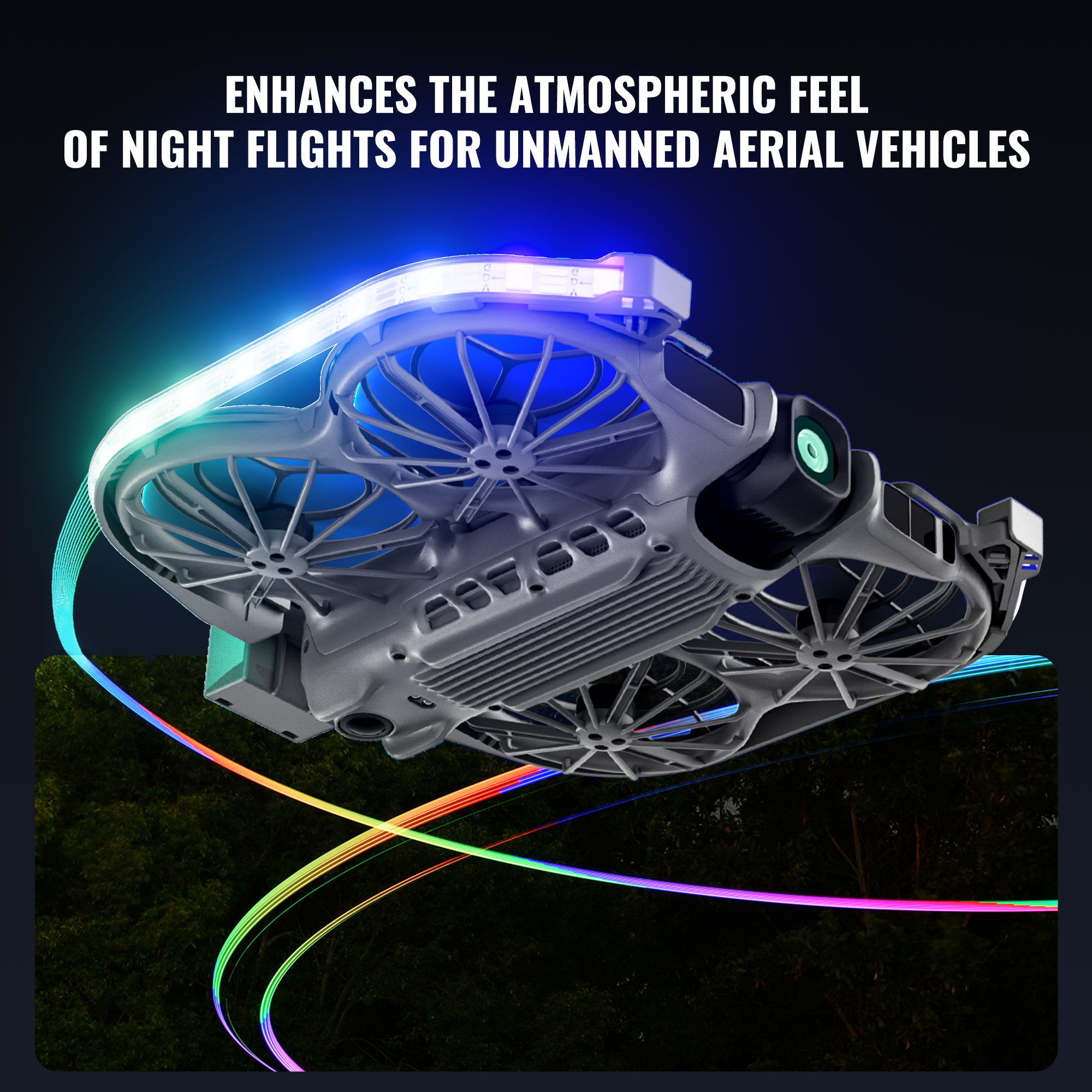 STARTRC RGB LED Light Strip Fo - مراجعة Drone Beacon Light وسعره