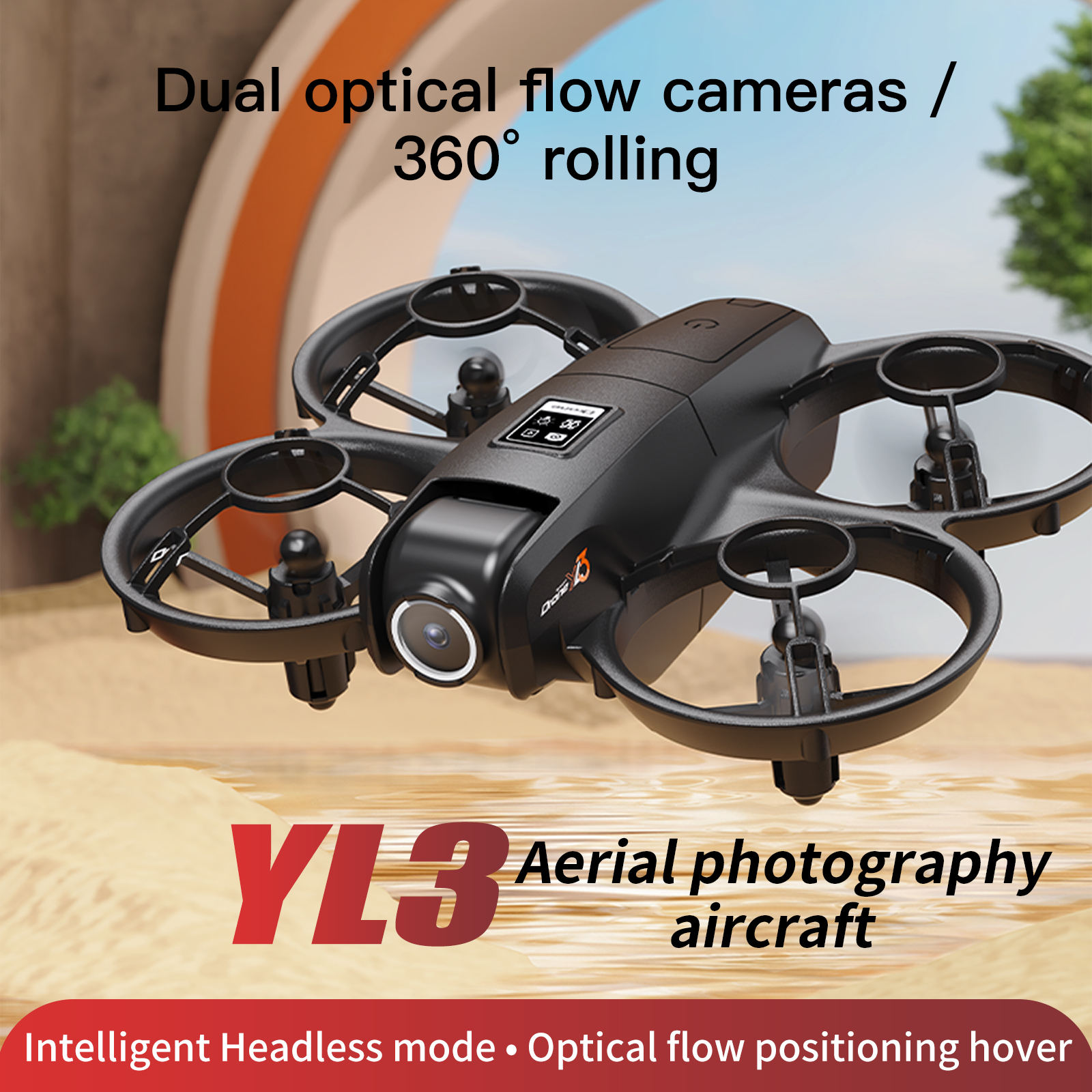YL3 Remote-Controlled Drone wi - مراجعة Drone Controller Screen وسعره