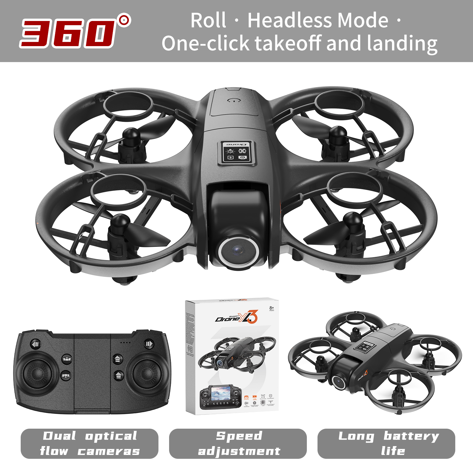 YL3 Remote-Controlled Drone wi - مراجعة Drone Controller Screen وسعره
