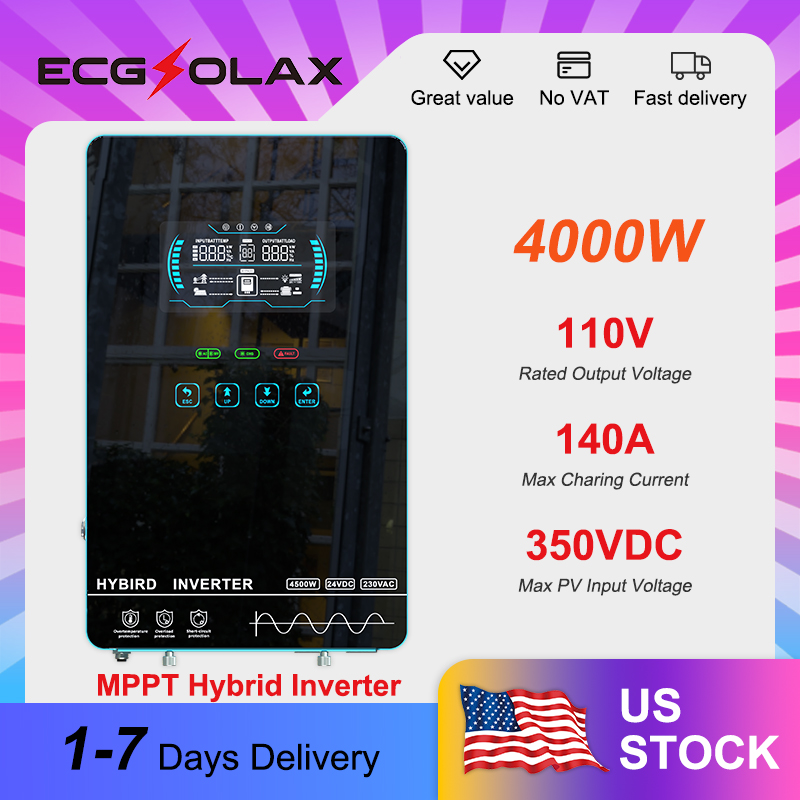 ECGSOLAX Hybrid Solar Inverter - مراجعة Drone Solar Charger وسعره
