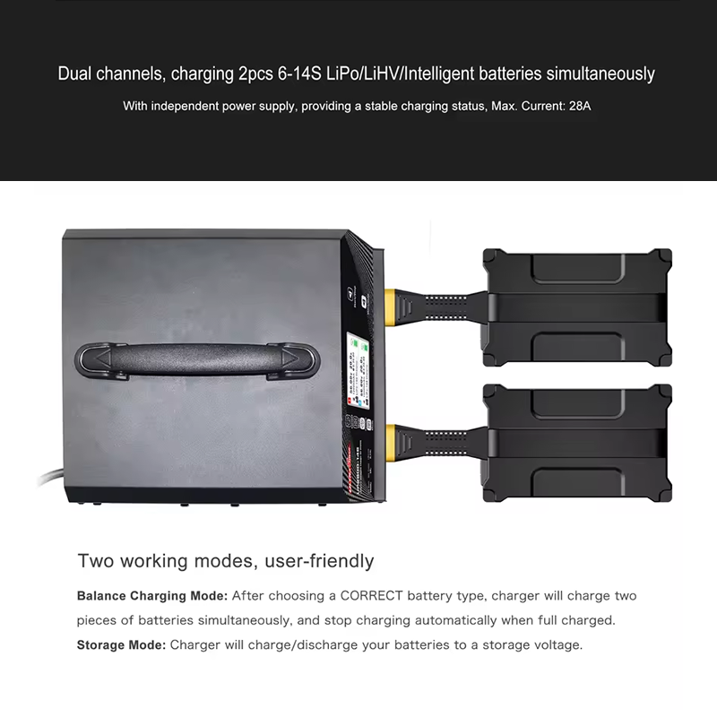 ULTRA POWER UP2800-14S 2X1400W - مراجعة Drone Battery Charger وسعره