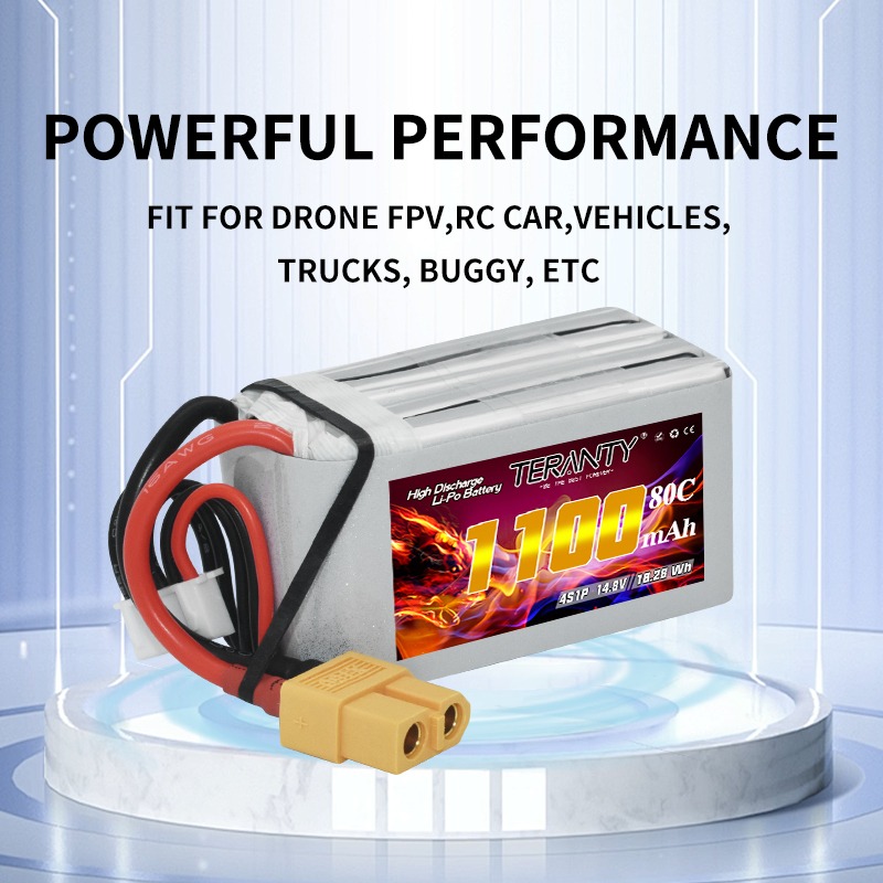 TERANTY 4S 1100mAh 80C/160C Li - مراجعة Drone Power Bank وسعره