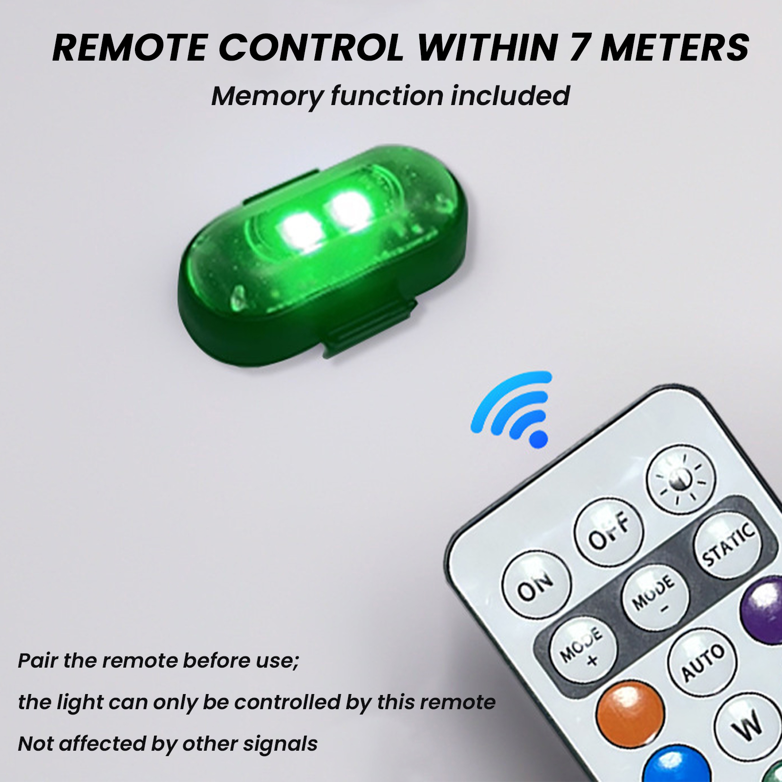 2/4/6PCS Wireless LED Strobe L - مراجعة Drone Strobe Light وسعره
