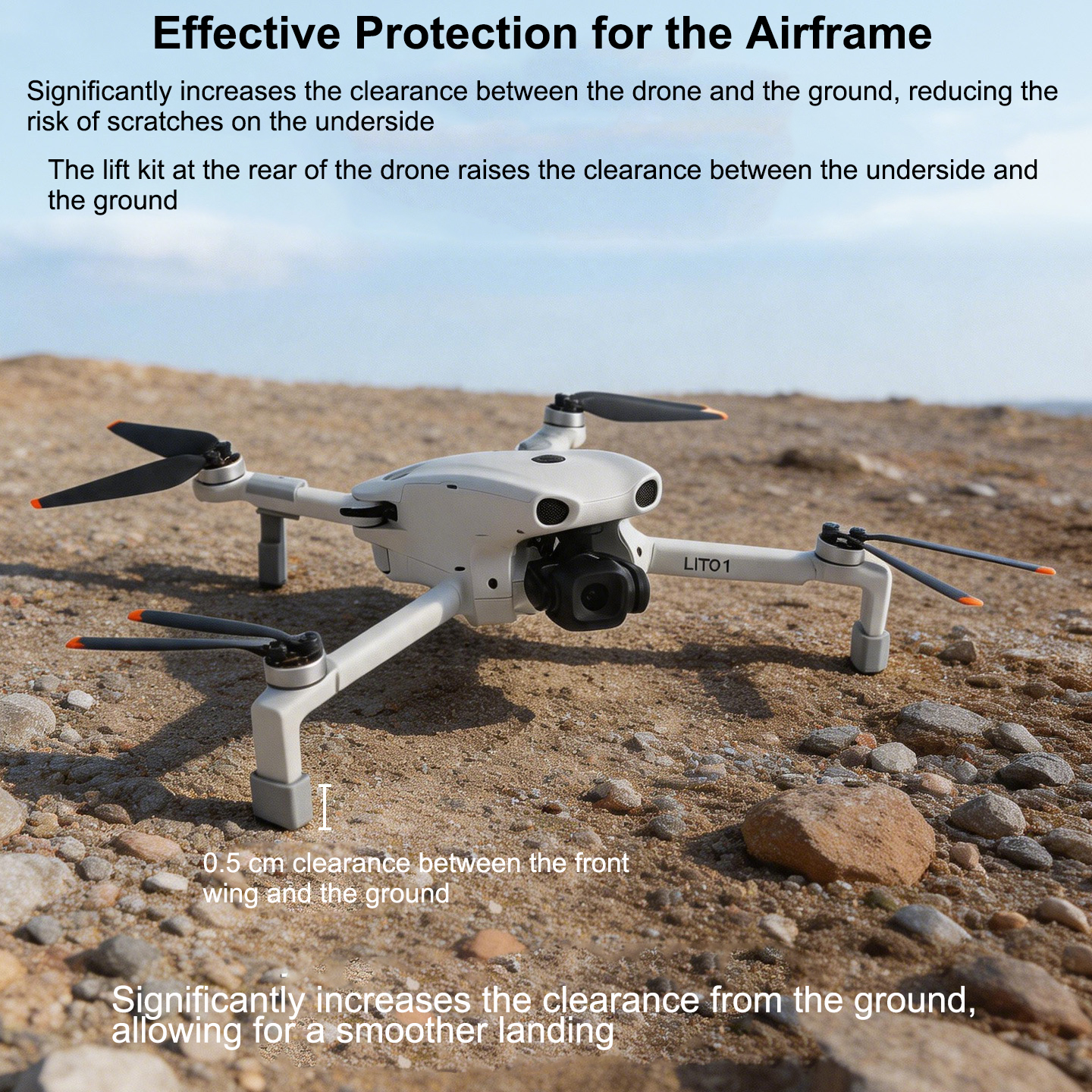 Landing Gear Extender for DJI  - مراجعة Drone Landing Pad وسعره