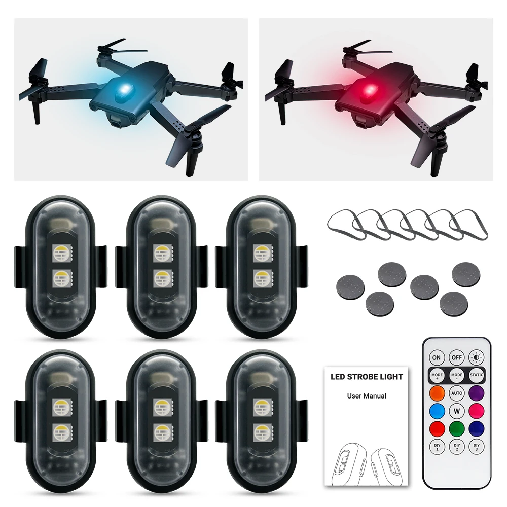 Motorcycle Strobe Light, APP C - مراجعة Drone Strobe Light وسعره
