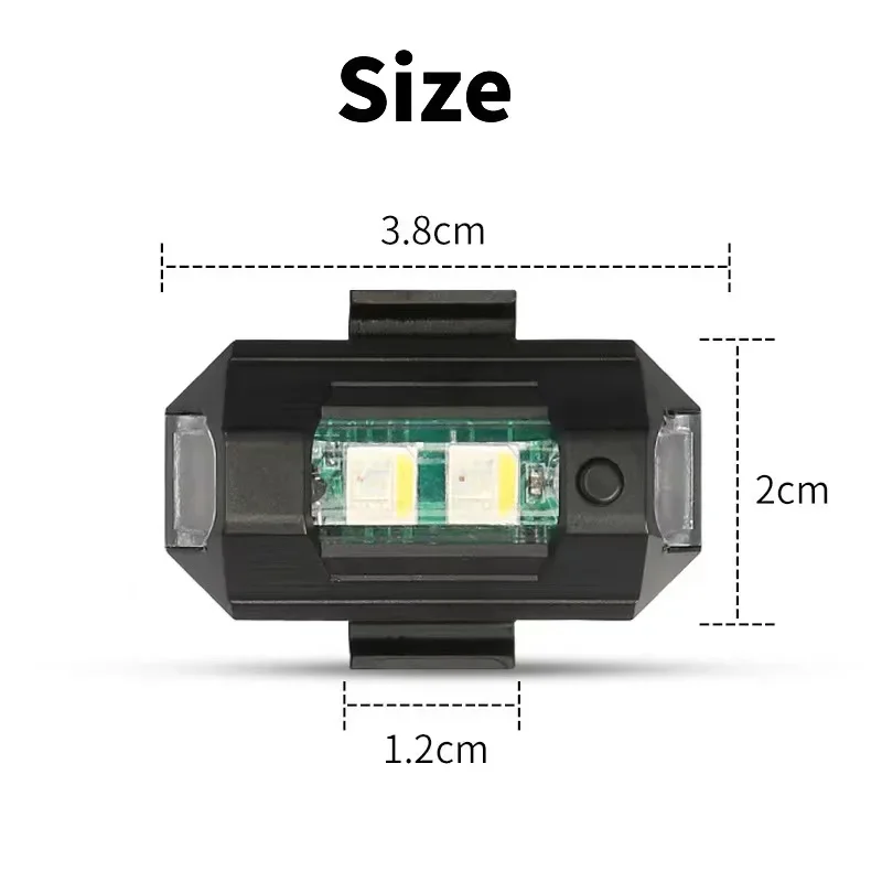 Motorcycle Lights Drone Strobe - مراجعة Drone Beacon Light وسعره