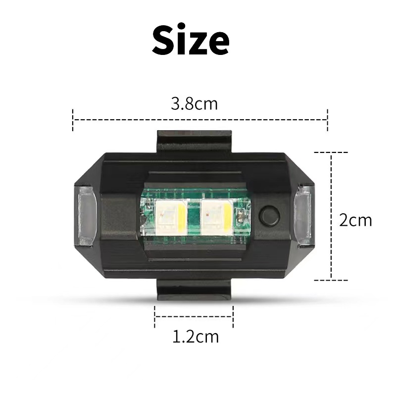 Motorcycle Light Drone Strobe  - مراجعة Drone Beacon Light وسعره