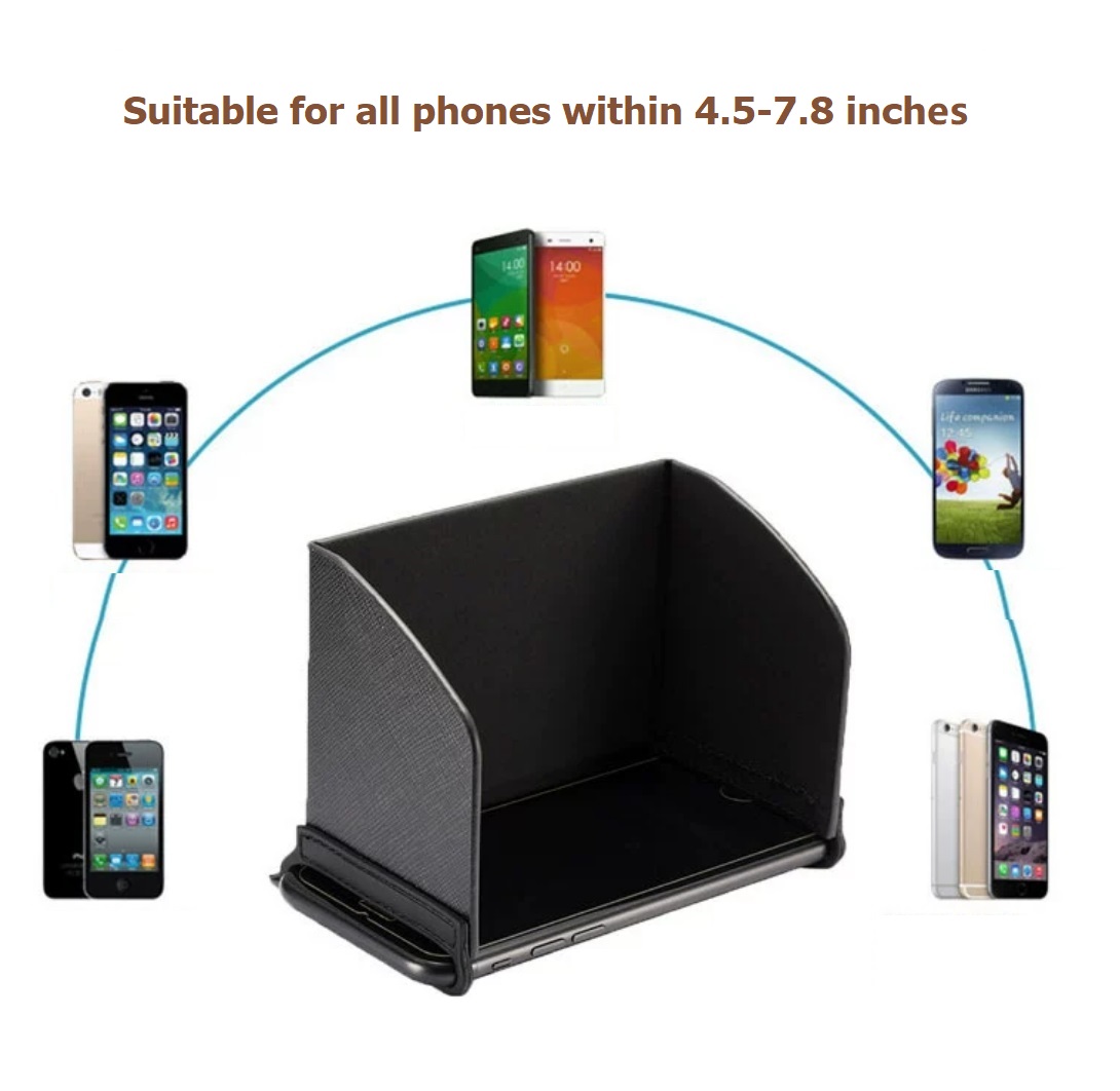 4.5-7.8inch Drone UAV Monitor  - مراجعة Drone Sun Shade وسعره