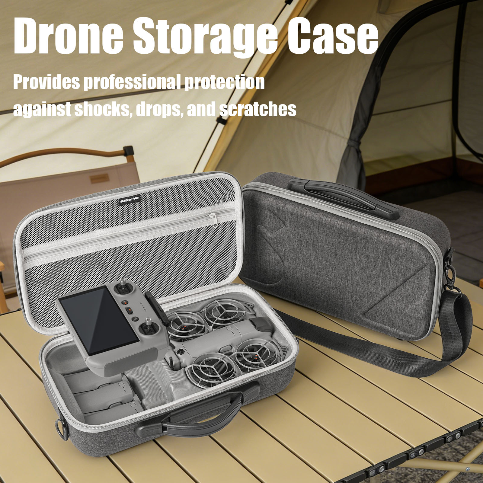 Carrying Bag Case with Shoulde - مراجعة Drone Remote Controller Lanyard وسعره