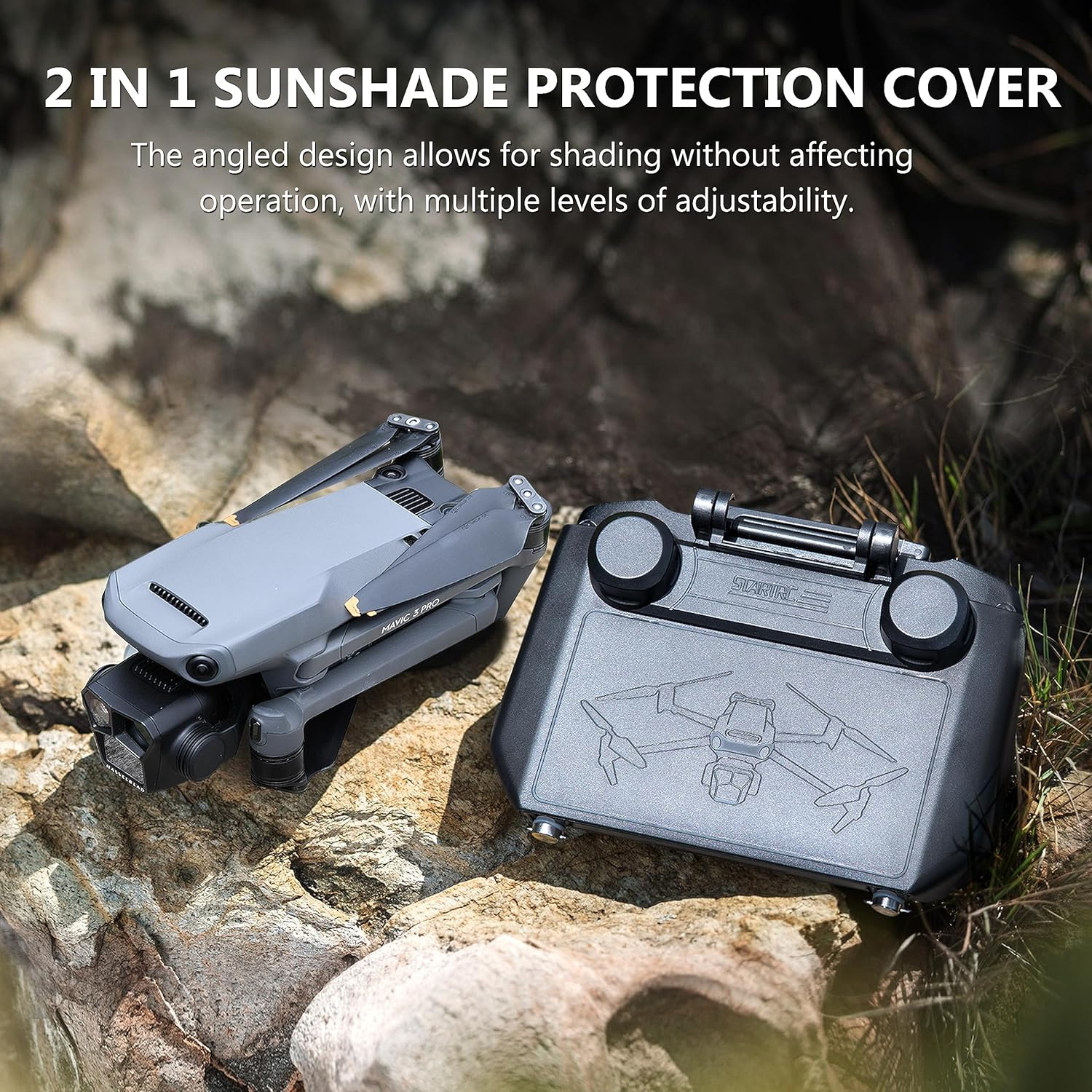 2-in-1 Sun Hood & Joystick Cov - مراجعة Drone Controller Hood وسعره