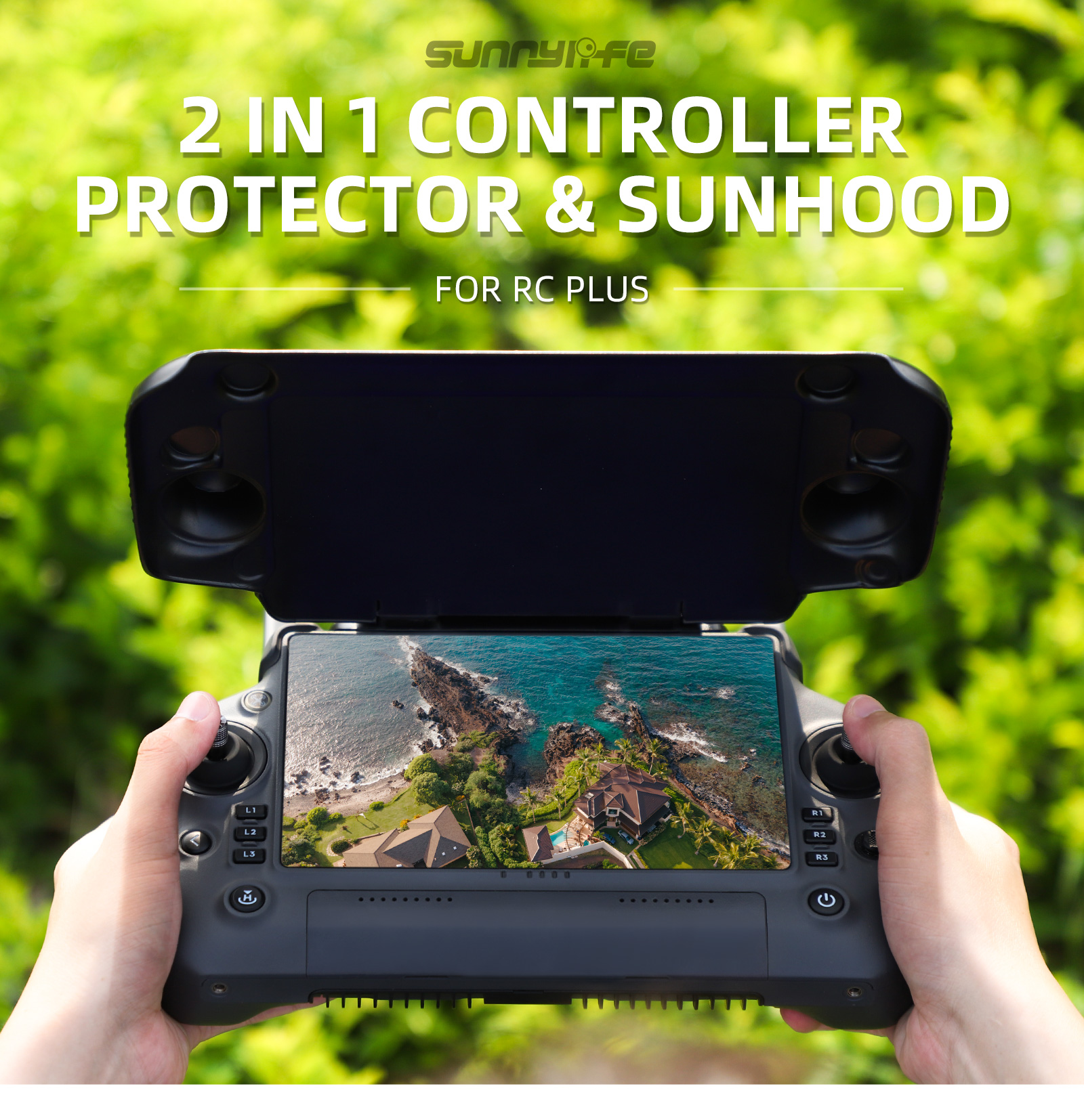 RC Plus Sun Hood Joystick Prot - مراجعة Drone Sun Shade وسعره