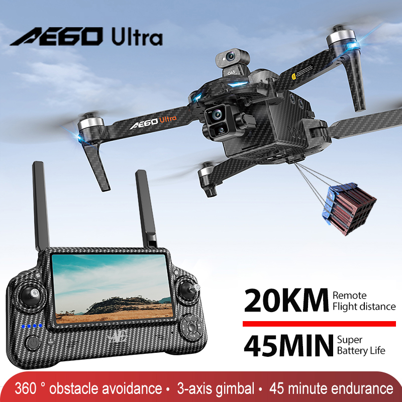AE60 GPS Drone Professional 8K - مراجعة Drone Power Bank وسعره