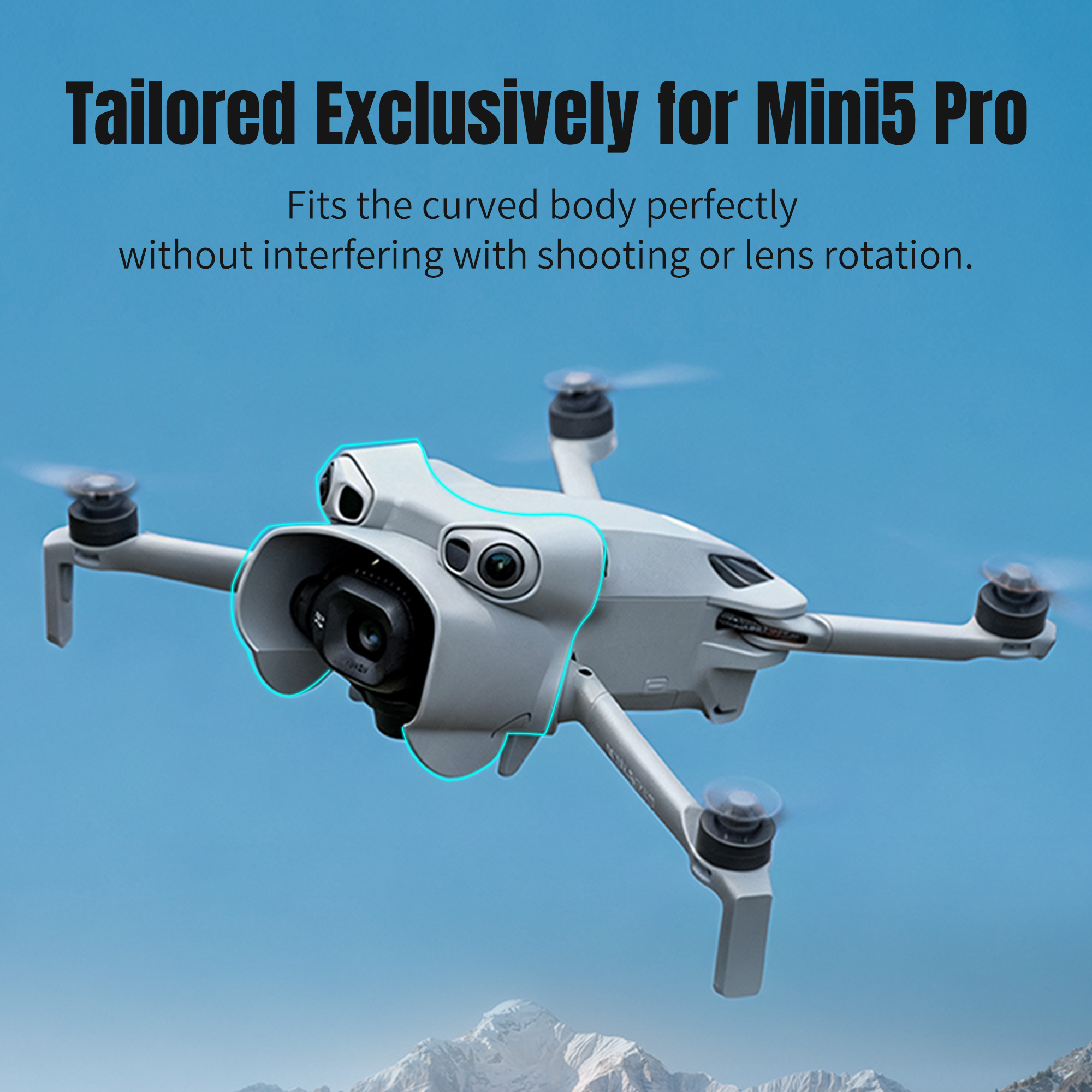 Sunshade Lens Hood For DJI Min - مراجعة Drone Sun Shade وسعره