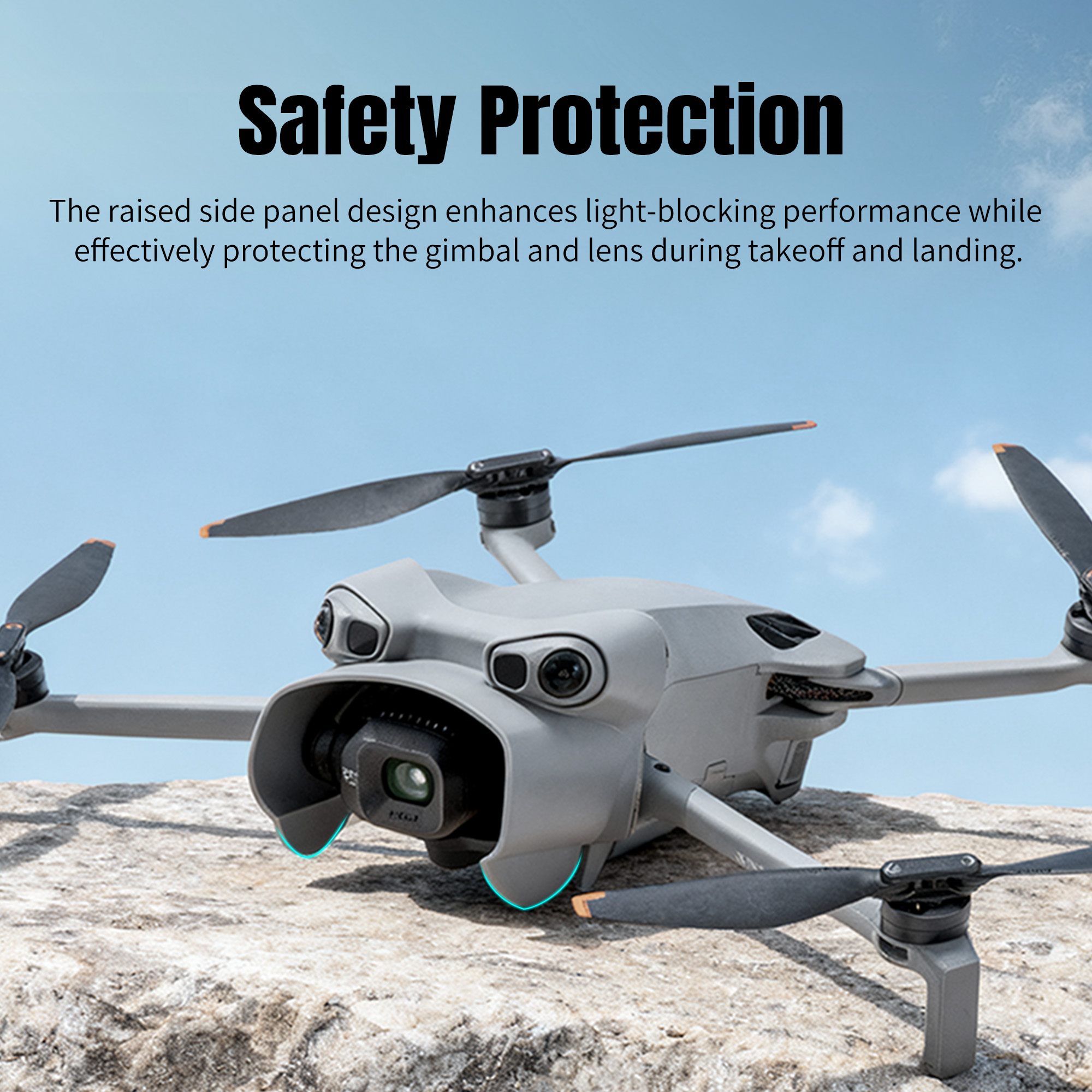 Sunshade Lens Hood For DJI Min - مراجعة Drone Sun Shade وسعره
