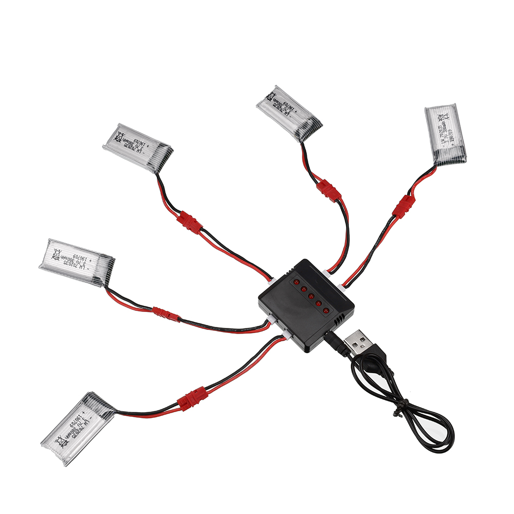 3.7V 380mAh Lipo Battery With  - مراجعة Drone Battery Charger وسعره