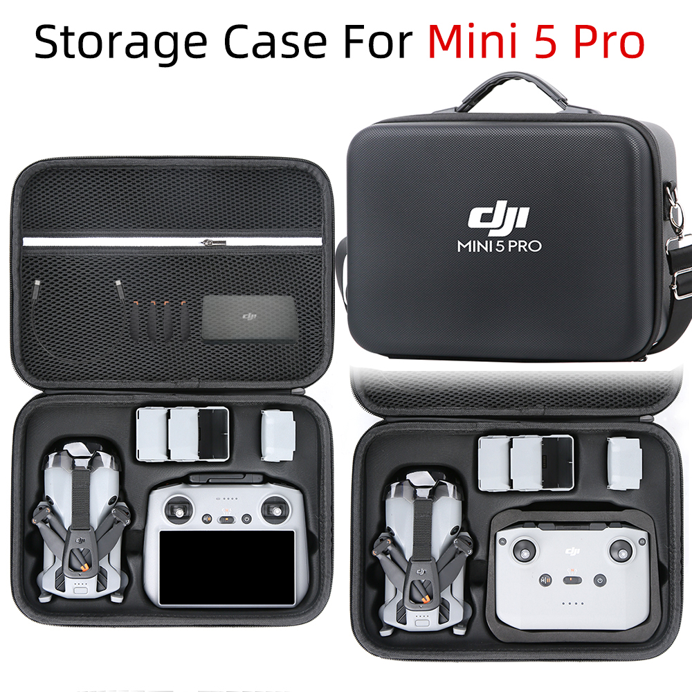 for Mini 5 Pro Case Large Capa - مراجعة Drone Controller Hood وسعره