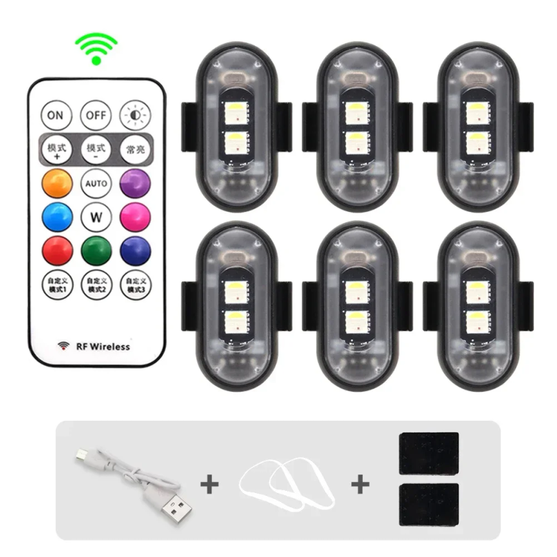 Wireless Remote Control LED St - مراجعة Drone Strobe Light وسعره