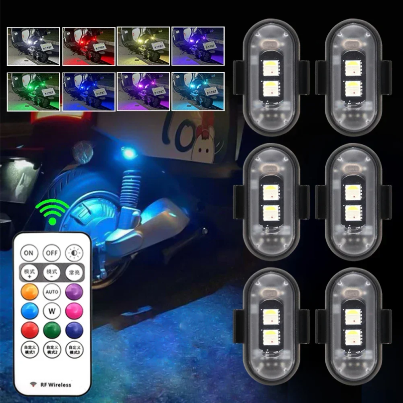 Wireless Remote Control LED St - مراجعة Drone Strobe Light وسعره