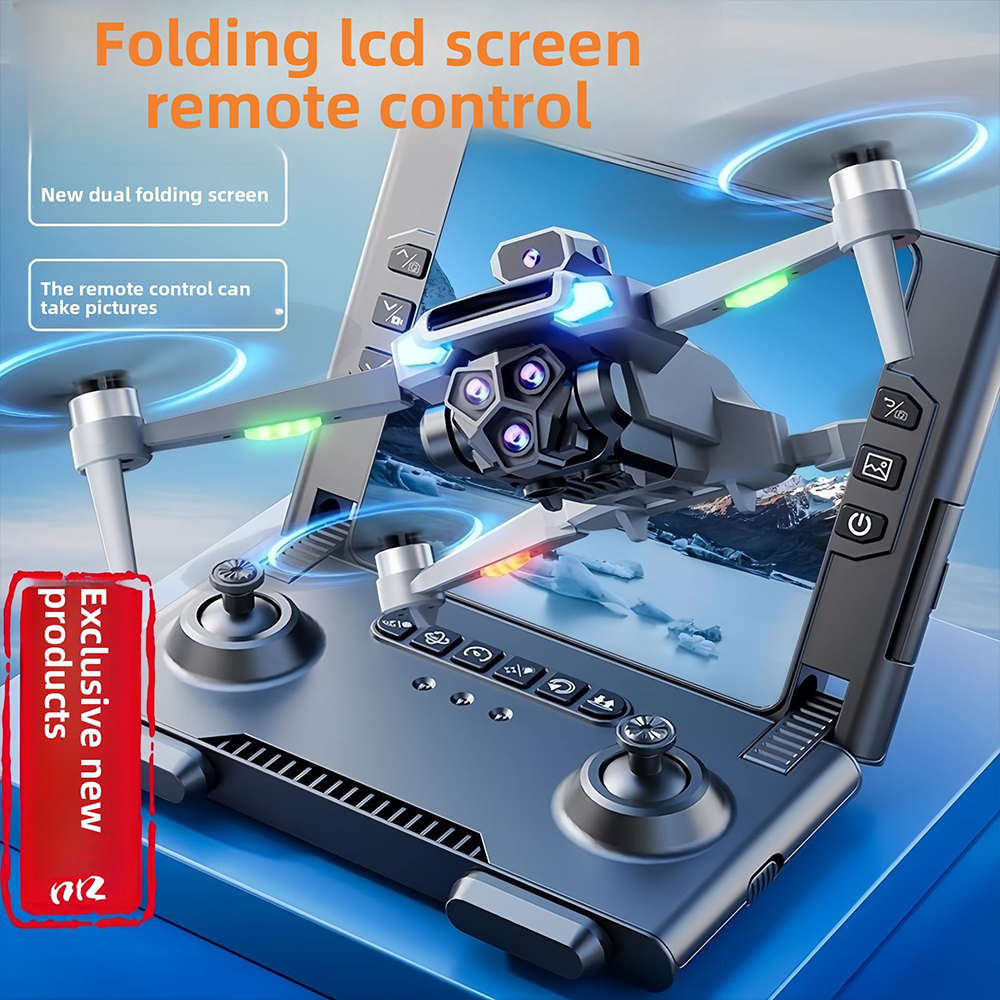 Foldable M66 RC Drone with 4.5 - مراجعة Drone Controller Screen وسعره