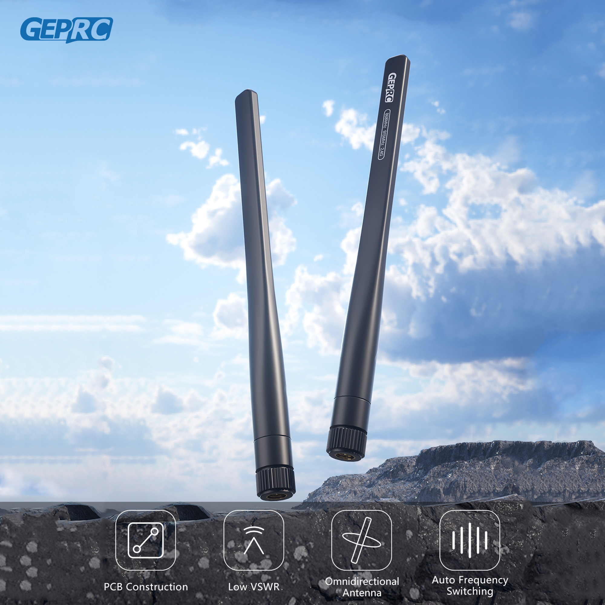 GEPRC 868MHz 915MHz 2.4G Tri-B - مراجعة Drone Control Stick وسعره